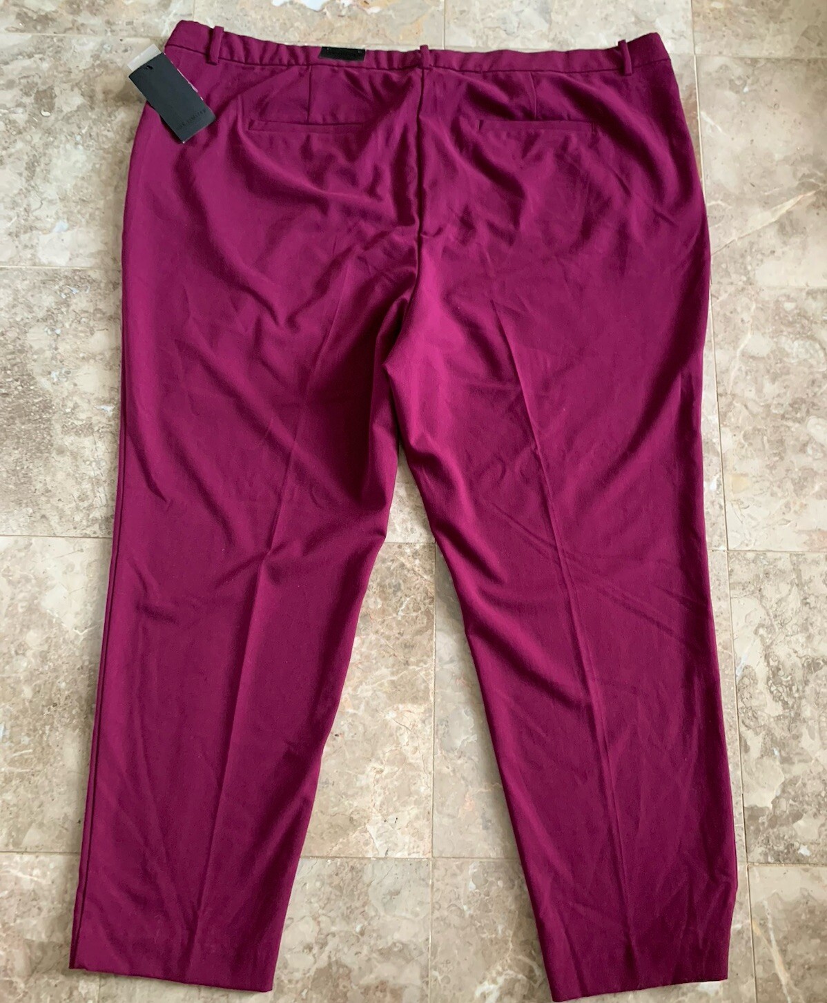 The Limited 24W Wear To Work Pant Mid Rise Plum Modern Tailored Fit Slim Ankle