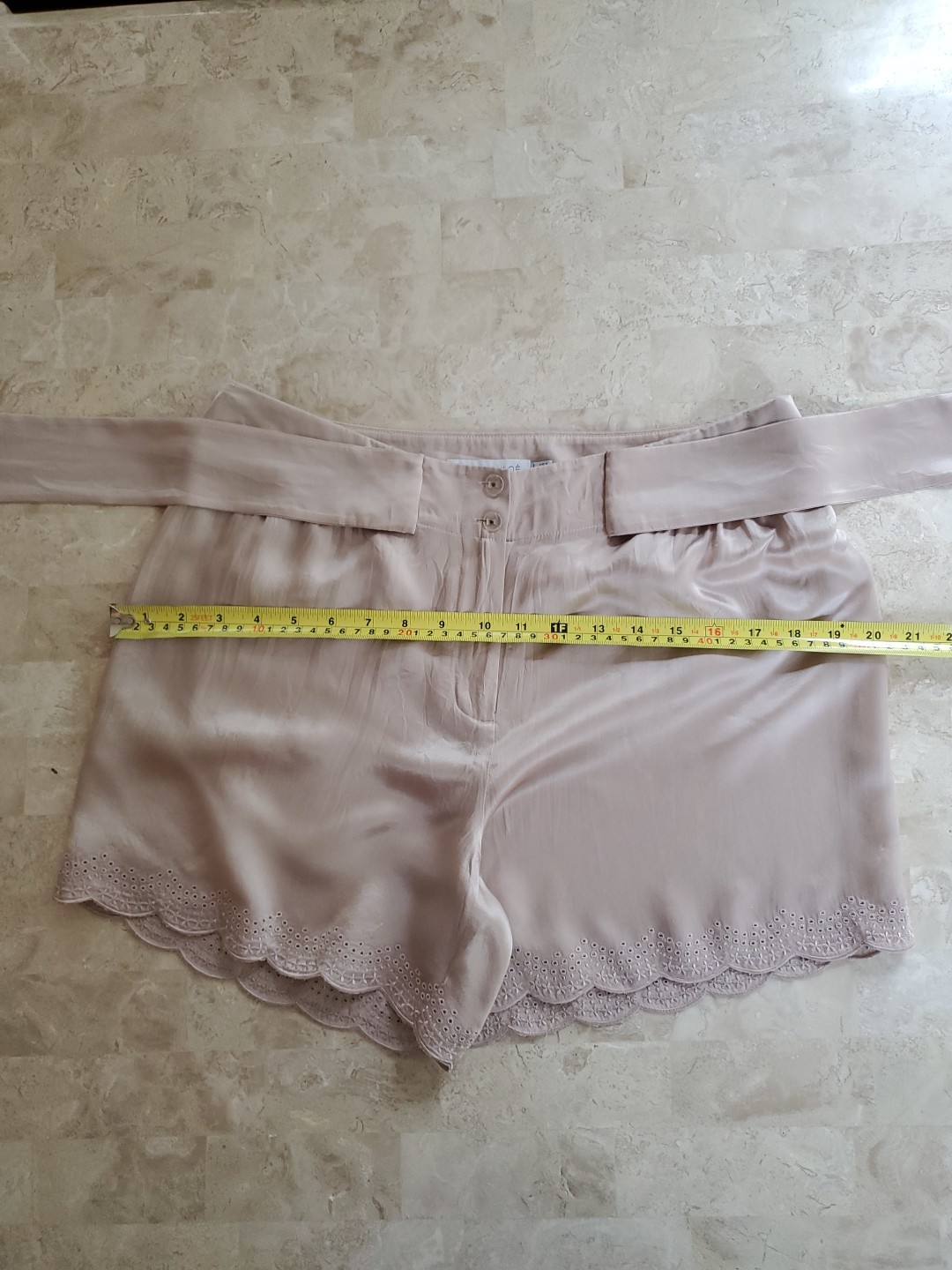SEE by CHLOE SILK Shorts US Sz 6 Dusty Pink