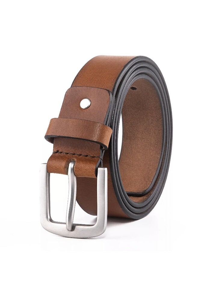 NEW: Men’s belt Full Grain Genuine Leather Casual Dress Jeans for Men Size 32 34