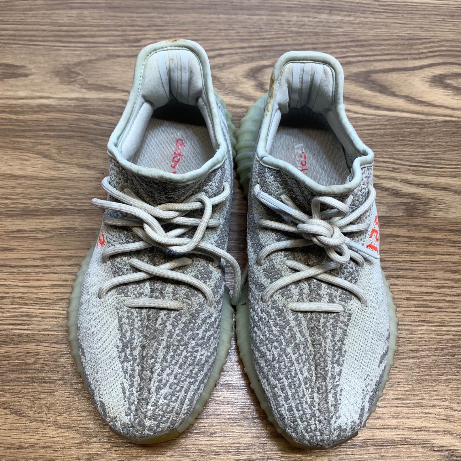 Adidas Yeezy Boost 350 Gray Red 2021 Men’s Size 7 Kanye Used