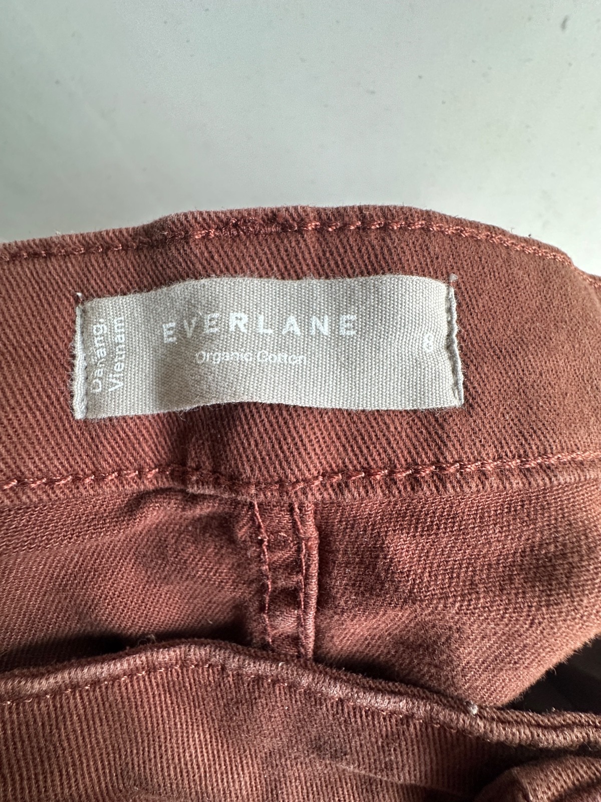 Everlane The Utility Barrel Pant in Rosewood Size 8