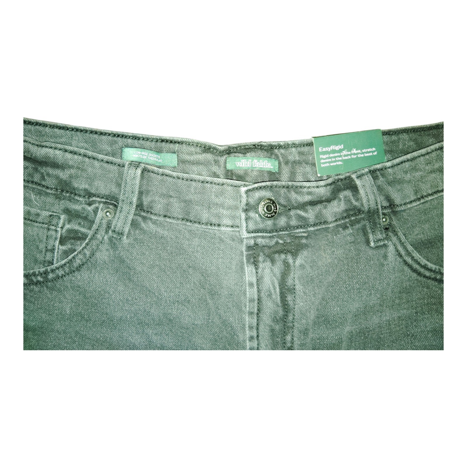 Women’s Low -Rise Easy Rigid Cutoff Jean Shorts – Wild Fable Varies Sizes
