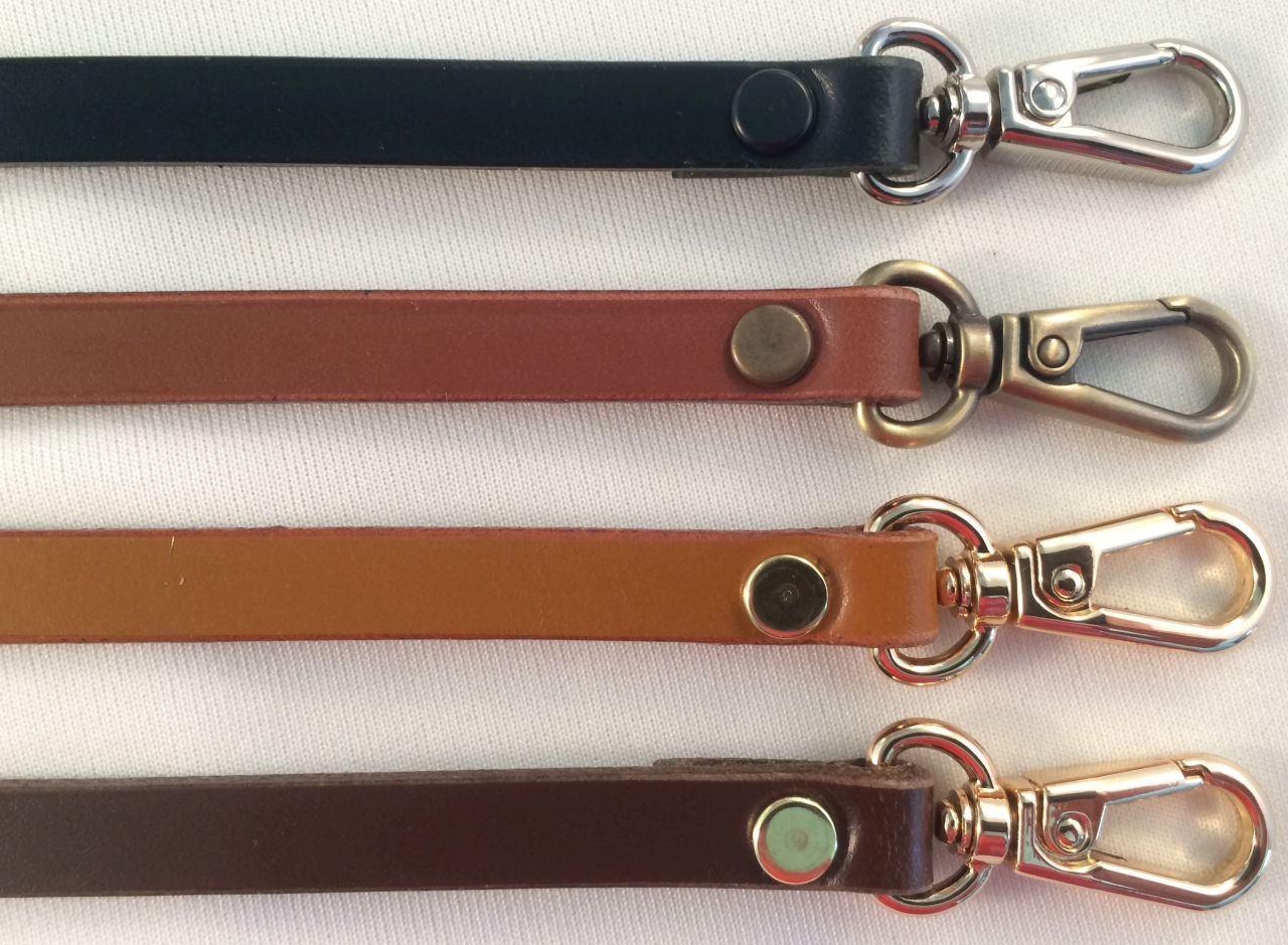 1/2 in. Quality (13mm) Leather Cross Body Replacement Strap for Bags – 4 Colors