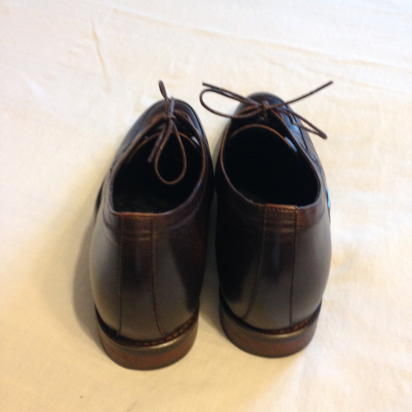 CALTO Y7426 2.8 INCHES TALLER OXFORD DRESS SHOES IN BROWN – SIZE 11.5