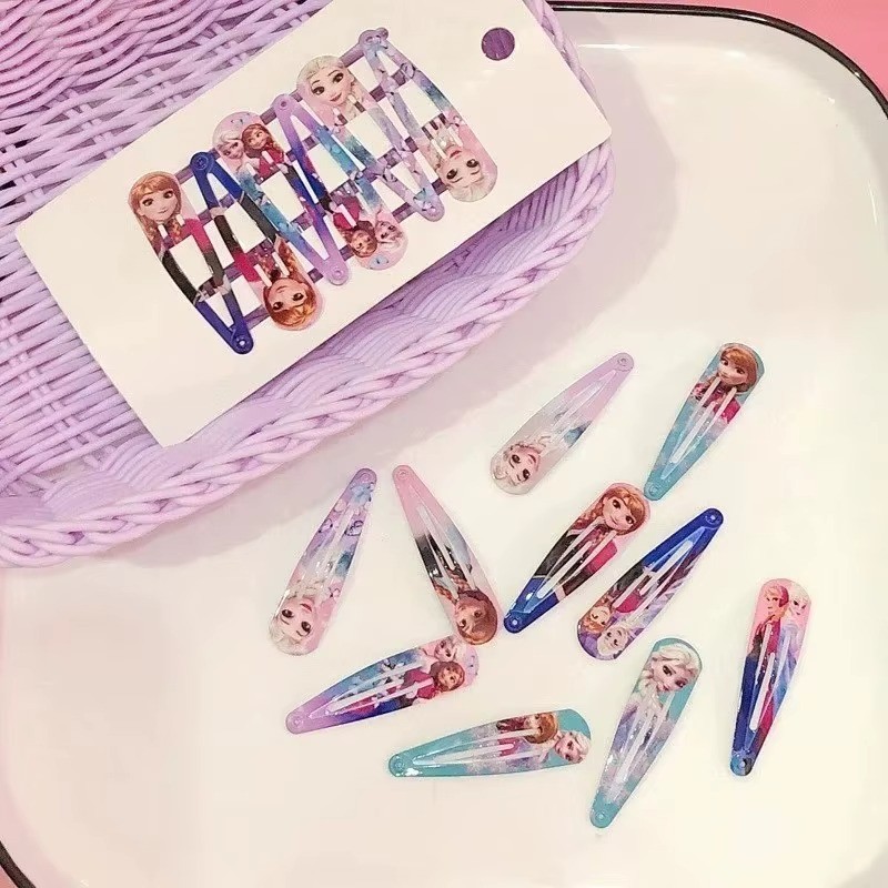 5/10Pcs Disney Frozen Elsa Hair Clips | Cute Girls Hair Accessories Gift US