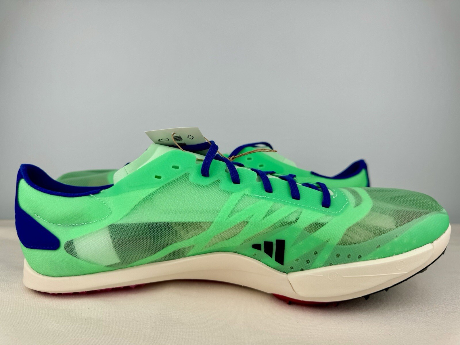 Adidas Adizero Ambition Unisex Spikes 800-1500m Green Men’s Size 13 With Spikes