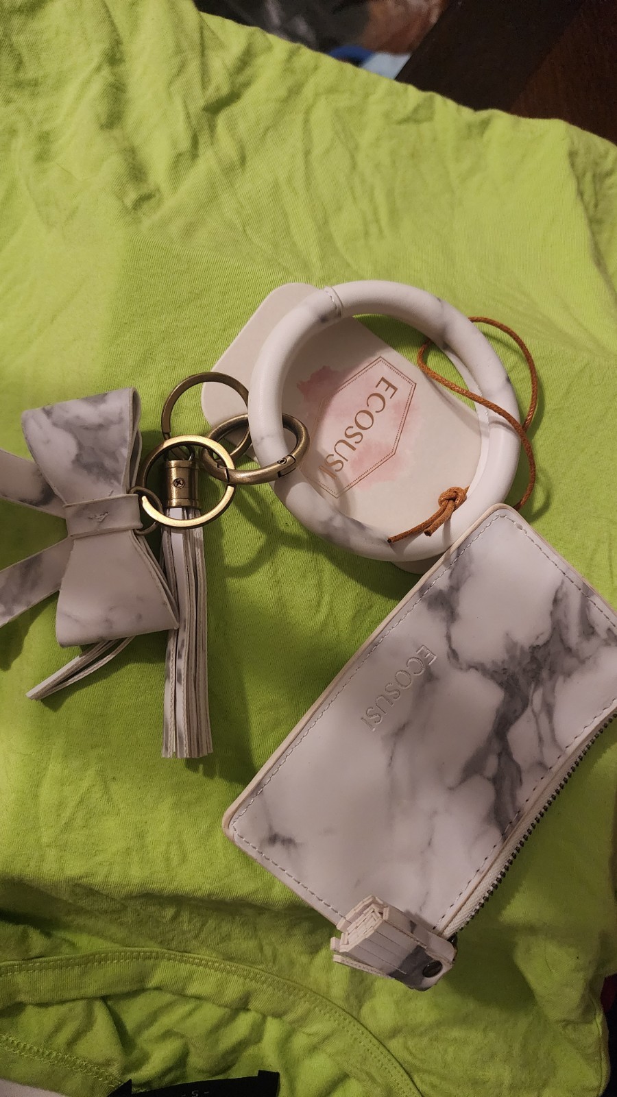 Ecosusi NWT Key Chain & Small Coin Purse/wallet