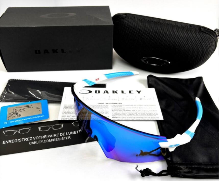 Oakley Sunglasses Encoder OO9471 White with Prizm Blue Lenses