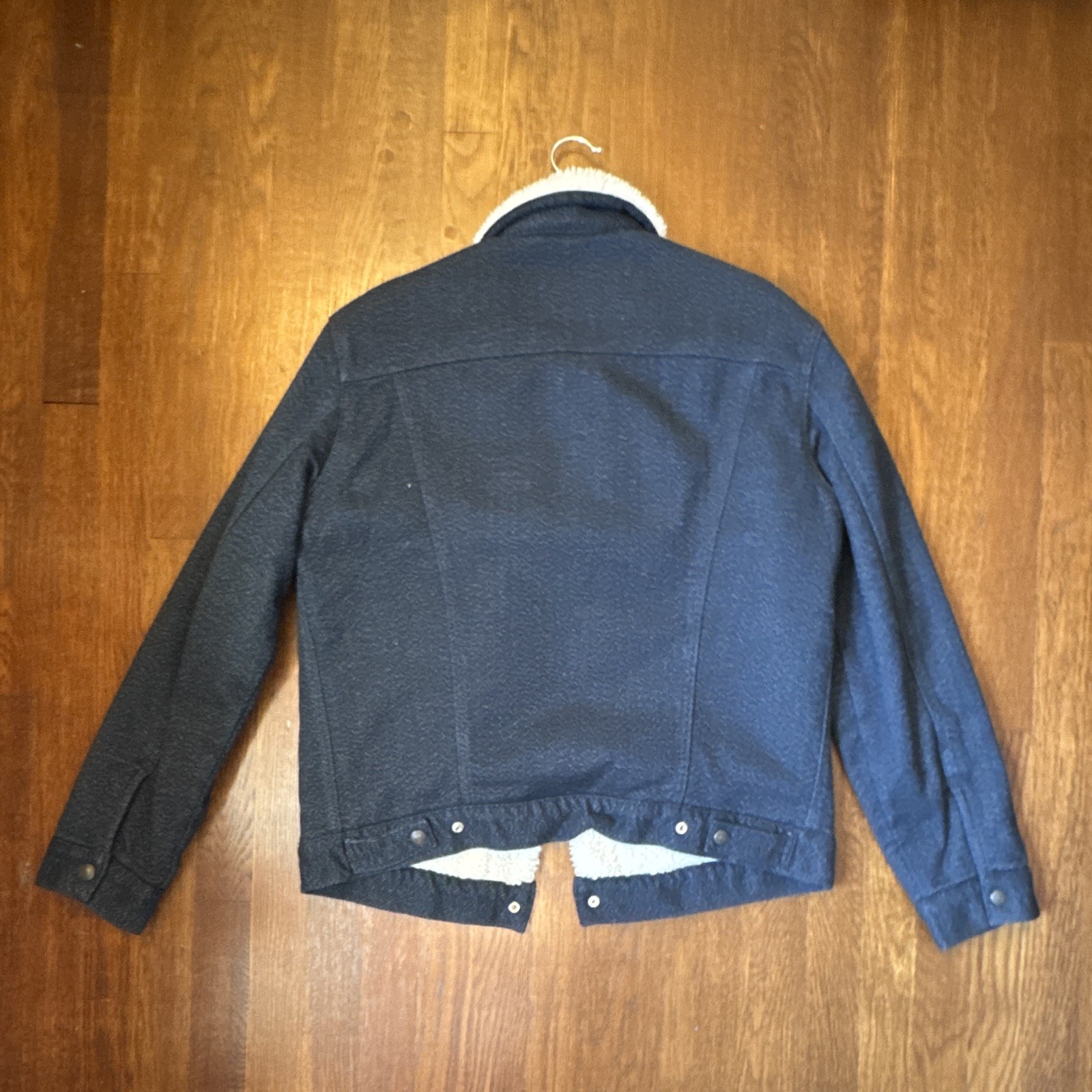 Levi’s Men’s Sherpa Lined Jean Jacket w/ Pockets Indigo Regular Fit Size M
