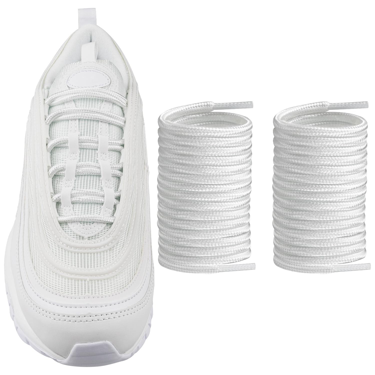 Endoto Round Shoe Laces for Air Max 97/95/720, 4MM Replacement Shoelaces Stri…