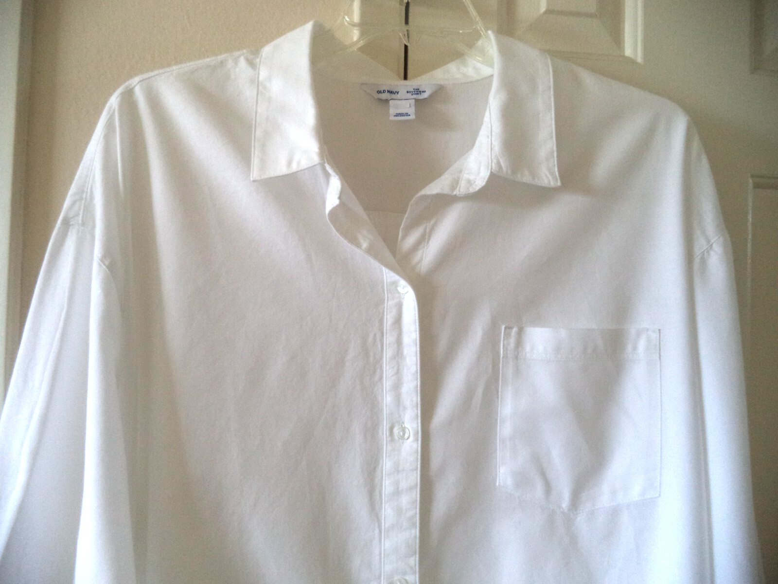 Old Navy White Classic Oxford Cloth Relax Buttondown Shirt 2XL 3X 22 24 XXL 2X