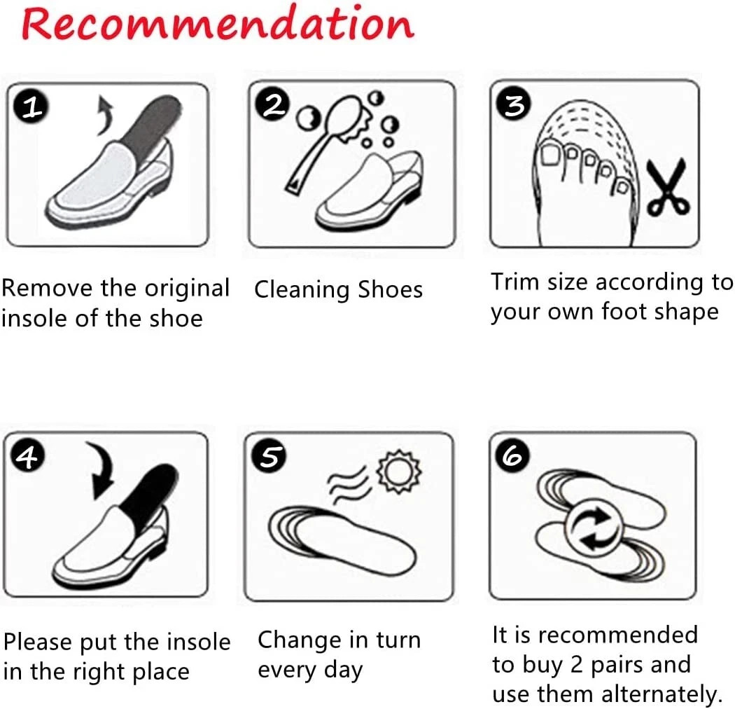 Height Increase Insoles Men Women Invisible Heel Lift Taller Shoe Inserts Pad US