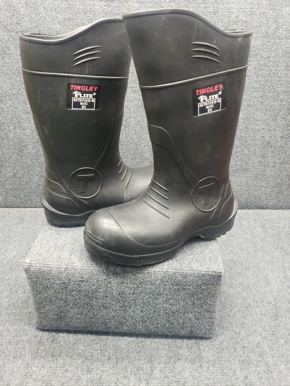 Tingley Profile Boots Mens Men 10 Black Safety Toe ASTM F2413-18 Work Rain