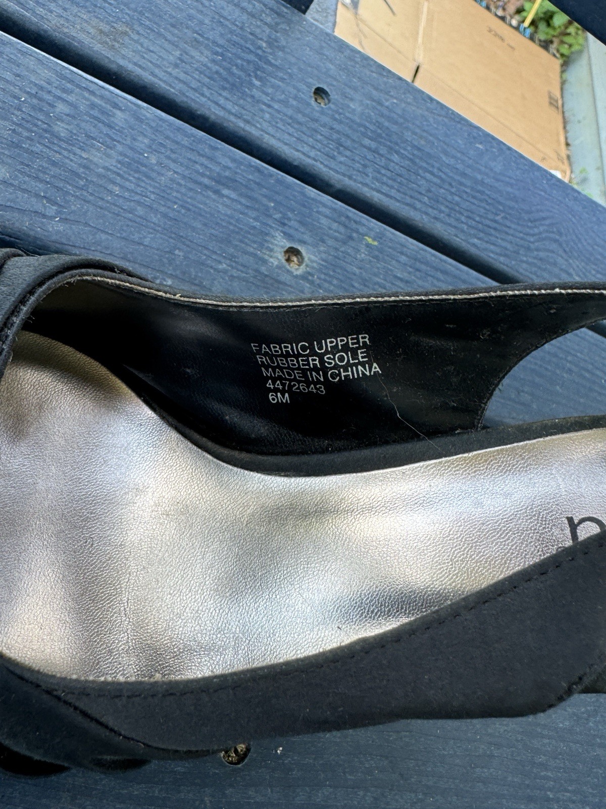 Diba Pretty Black Open Toe Ankle Strap 3.5” High Heels Stiletto Pumps Sz 6M