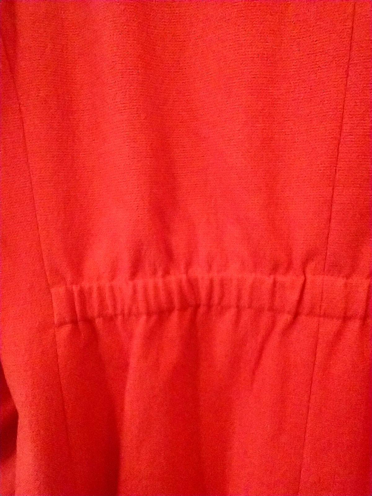 COLDWATER CREEK Women’s Single Snap Cotton Blend Blazer Bright Red Lined – 18