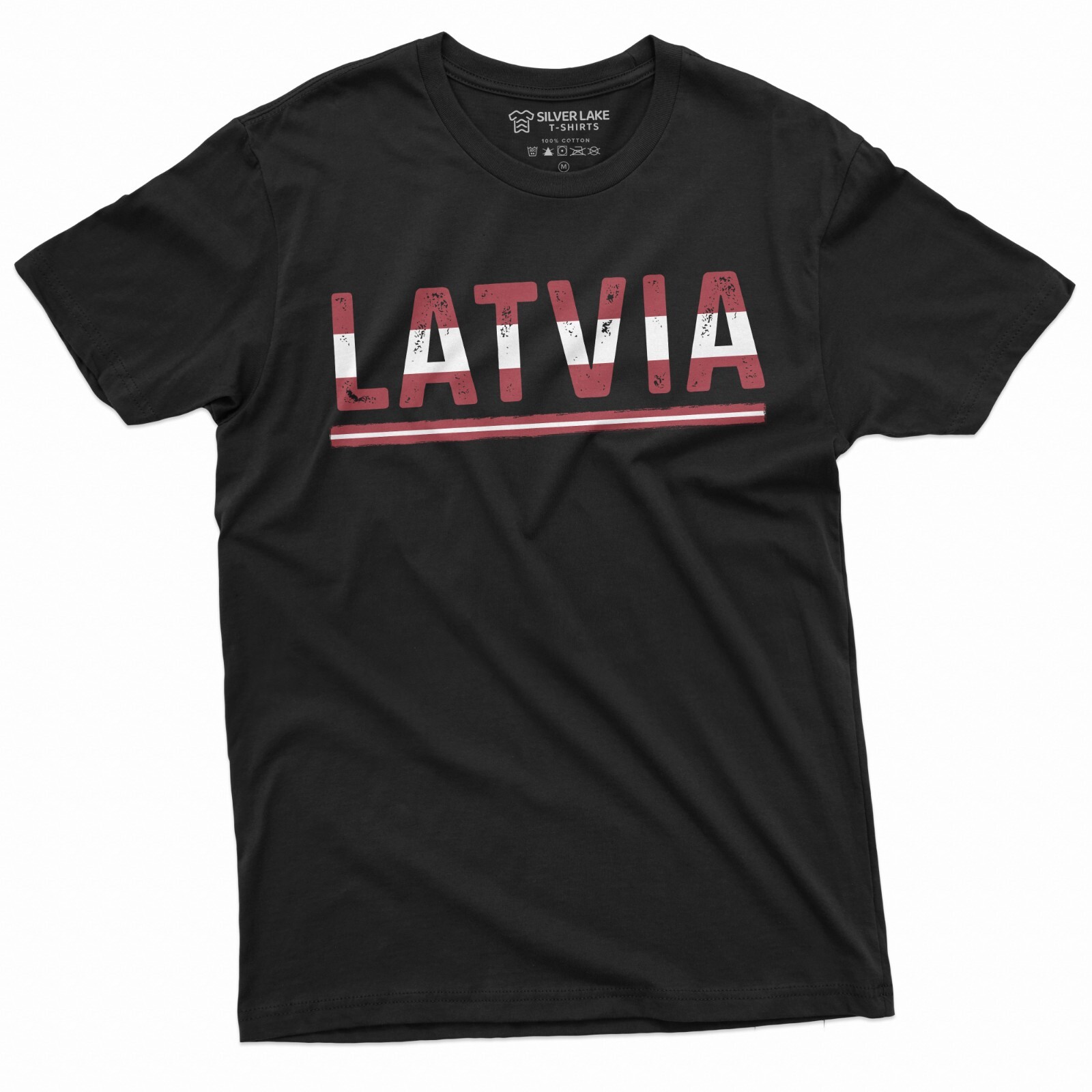 Men’s Latvia T-shirt Latvian Flag Coat of arms Tee Shirt independence day shirt