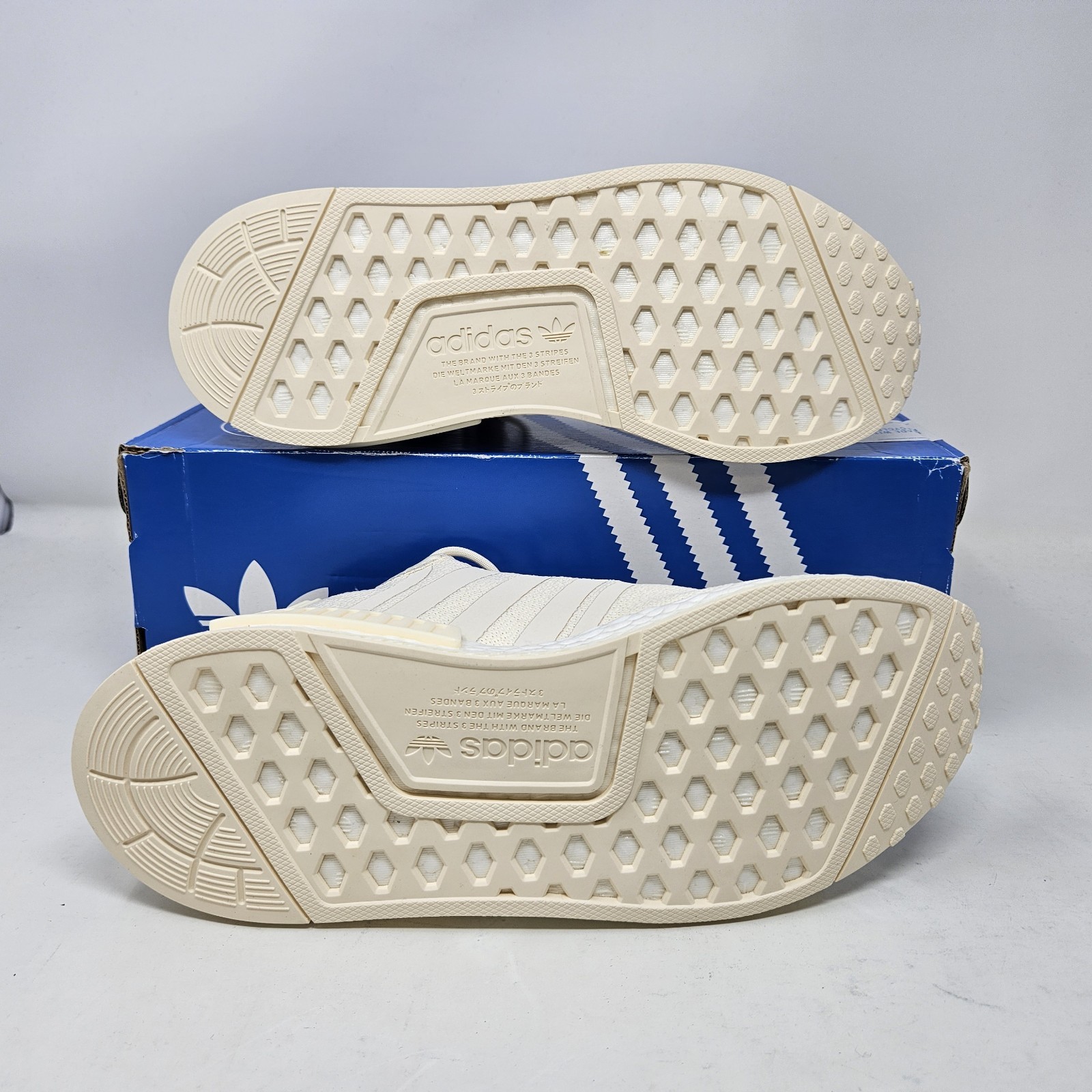 Adidas NMD R1 Boost ‘Wonder White – Off White’ Shoes / GX8383 / Women’s Size 8.5
