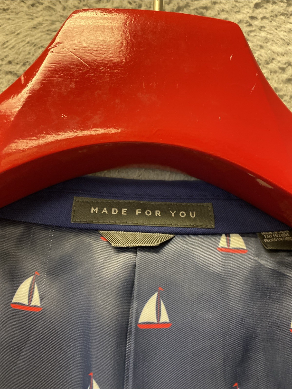 Indochino Suit Mens Size 56 Blue Made For You Navy 2 Piece Pants 50×28 Wool/1162