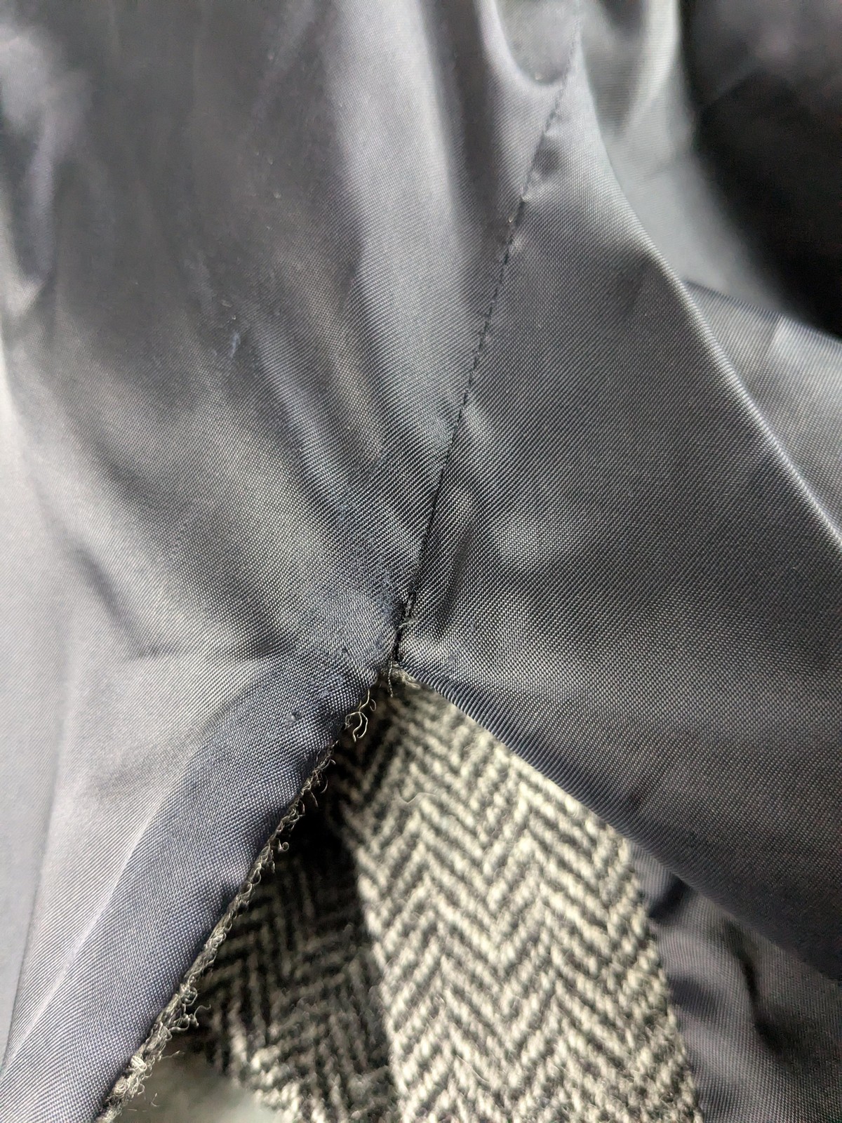 Harris Tweed Blazer Mens 40 Regular Herringbone Scotland Wool Sport Coat READ