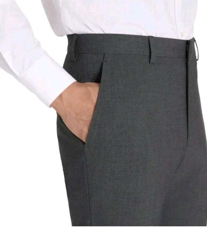 CALVIN KLEIN SLIM FIT FLAT FRONT MEN’S DRESS PANTS