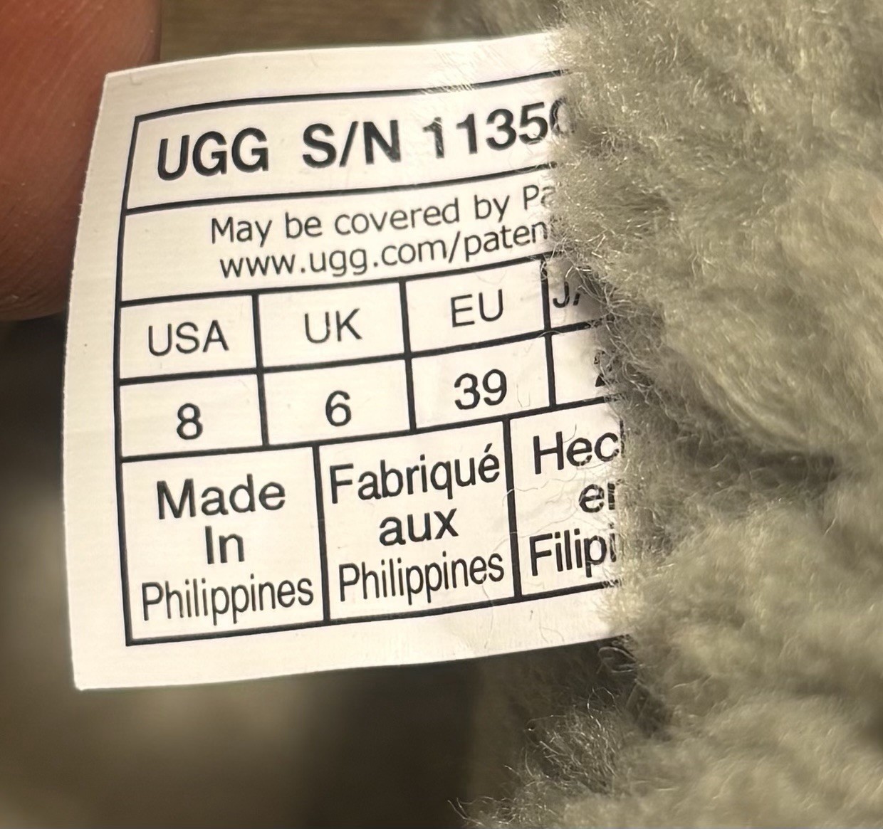UGG Classic Ultra Mini Shaded Clover Water-resistant Suede Platforms W Size (8)