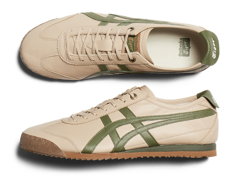 Onitsuka Tiger MEXICO 66 SD 1183A872 254 BEIGE/GREEN New in Box