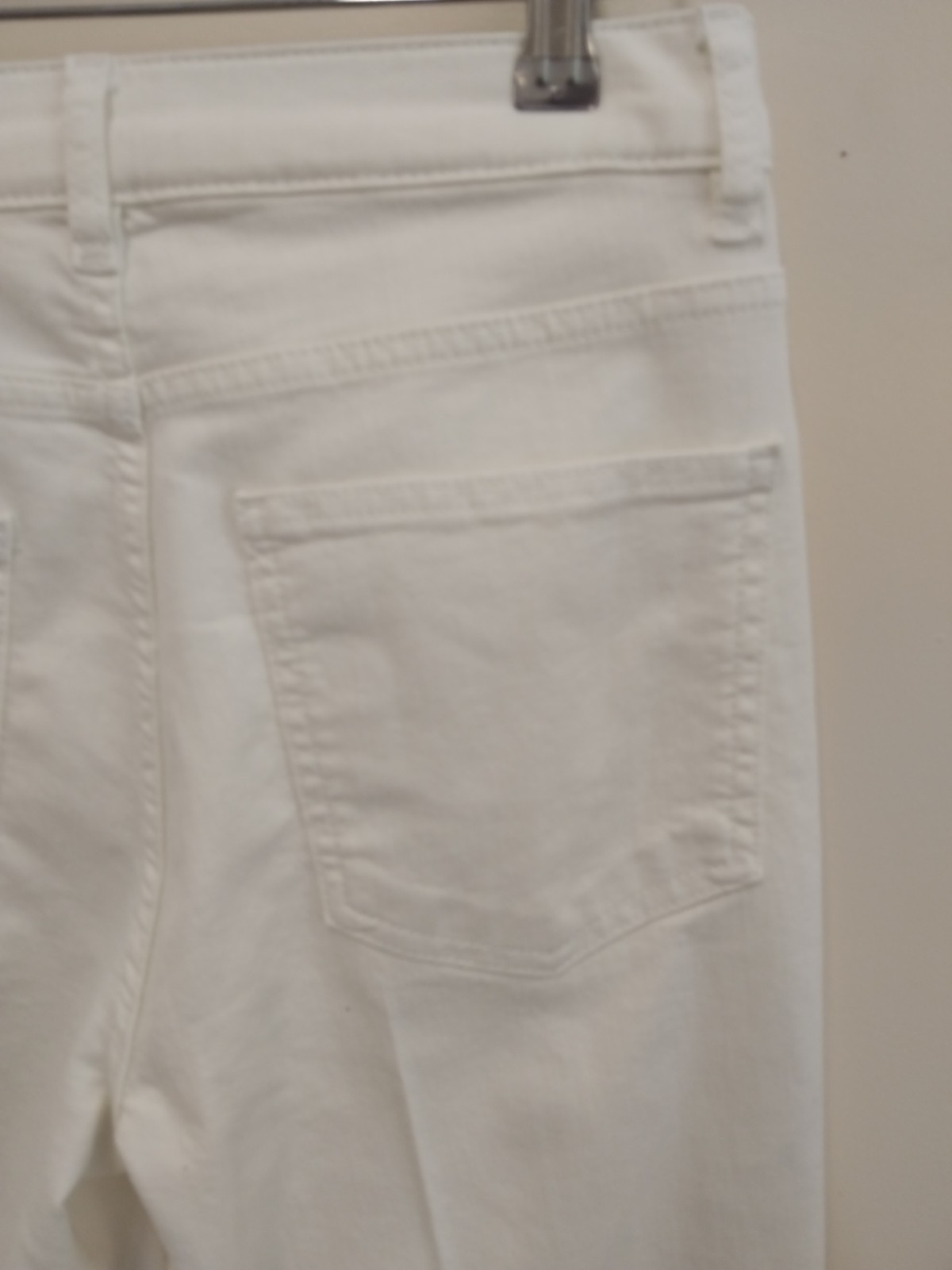 BNWT Marks & Spenser White High Waisted Wide Leg Palazzo Jeans Size 10 RRP £45