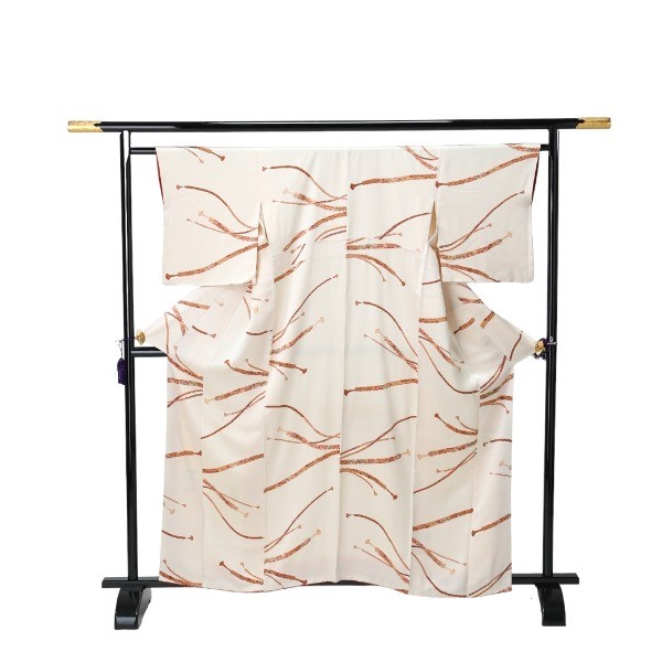 Synthetic fiber Lins Long Dress Other kimono Kimono Japanese clothes polyest…
