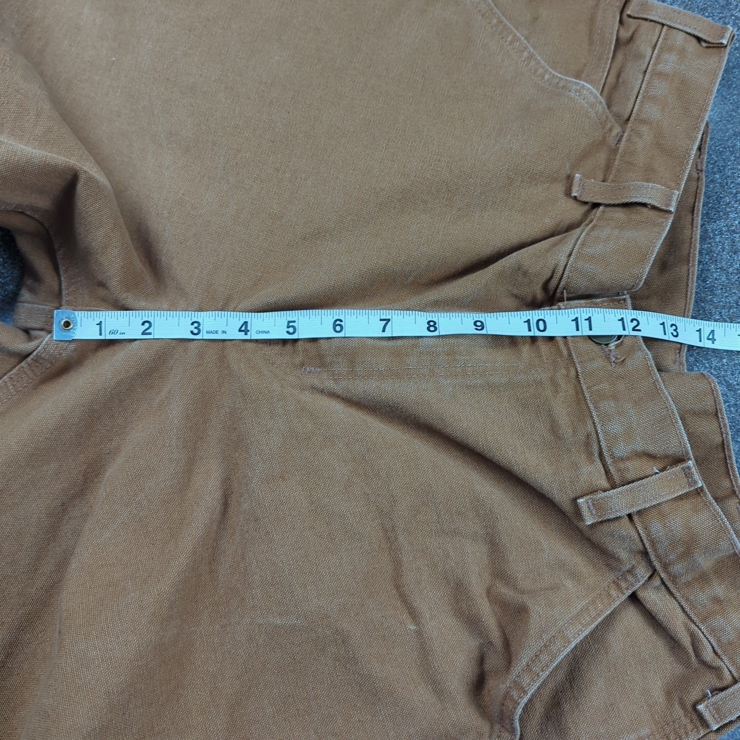 NWOT Carhartt Men’s 35×30 Washed Duck Work Dungaree Pants B11 BRN Carhartt Brown