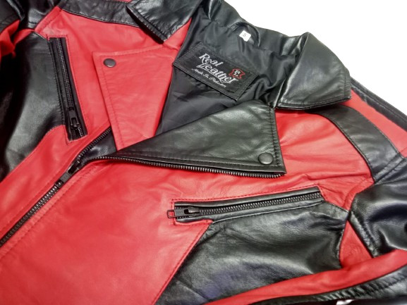Elevate your style with this sporty yet elegant genuine sheepskin leather jacket