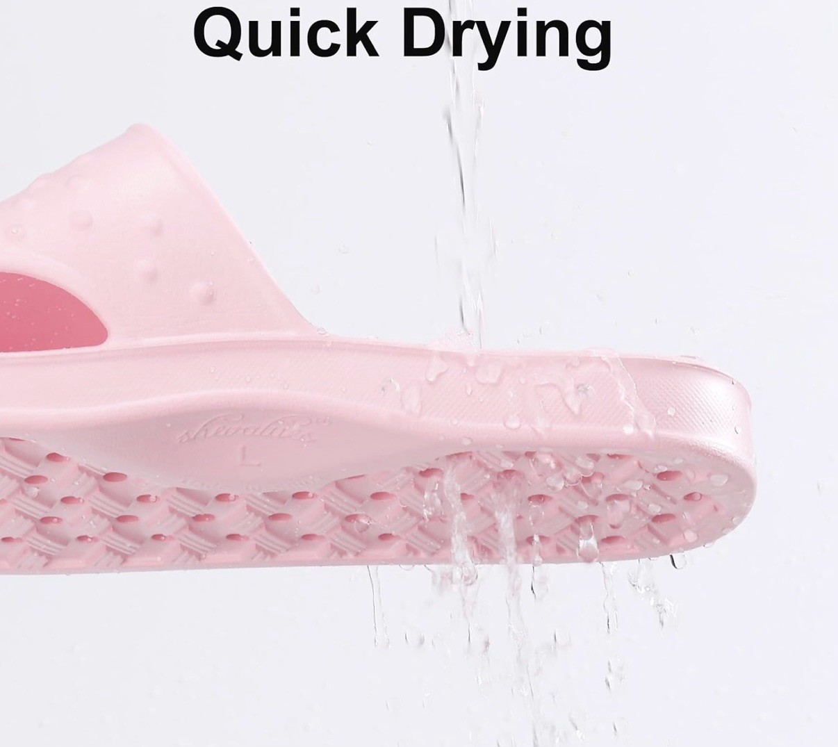 Shower Shoes for Women Men with Arch Support Quick Drying Pool Slides Lightweigh