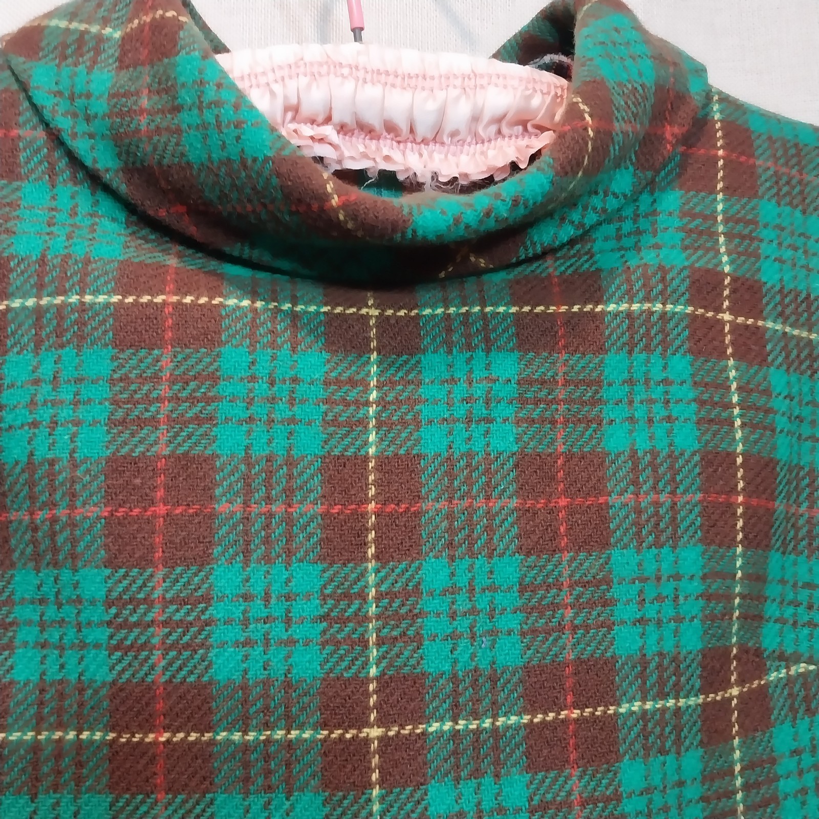 Vintage ‘Marjone Seattle’ Plaid Wool Dress 1960’s