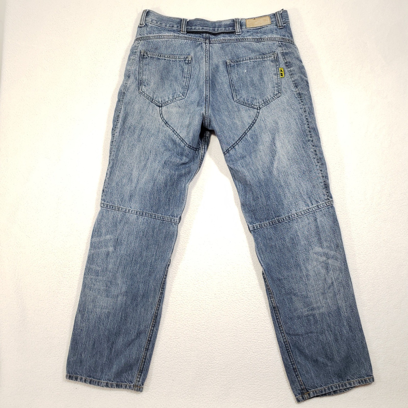 Bilt Iron Workers Jeans Mens 34 Blue Kevlar Reinforced Motorcycle Riding Pants