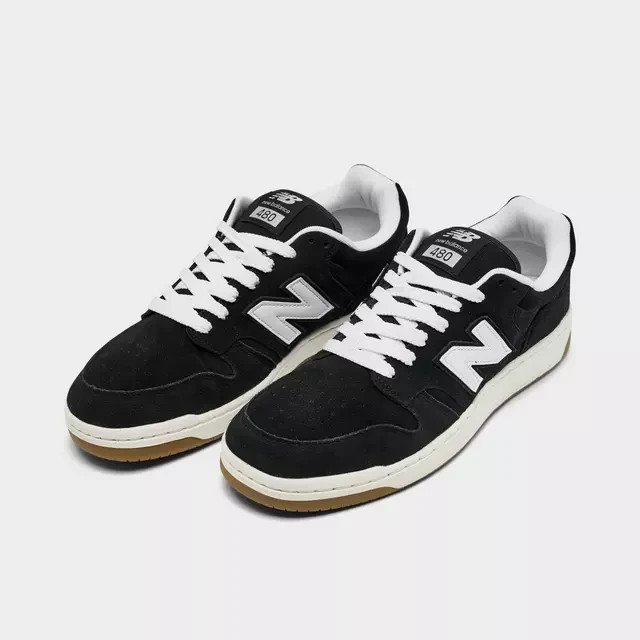 New Balance BB480 Men’s Casual Shoes BB480TPN Black White Sz 12 NIB