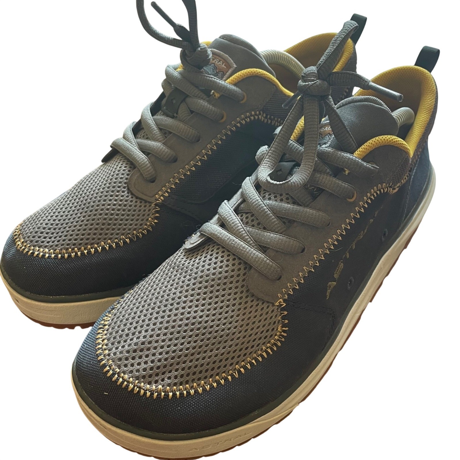 Astral TR1 Mesh Water Shoes Mens Gray Blue Hiking Trail Sneakers 11.5