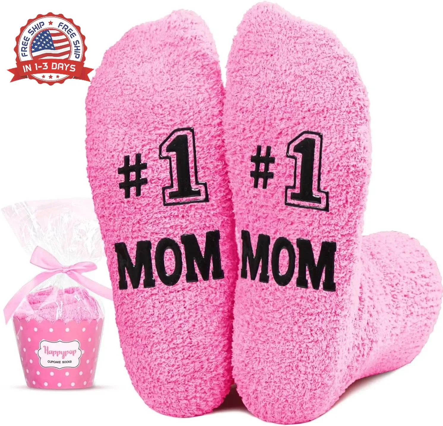 HAPPYPOP Mothers Day Gifts Socks – Mom Cousin Gifts for Women, Cousin Mom Birthd