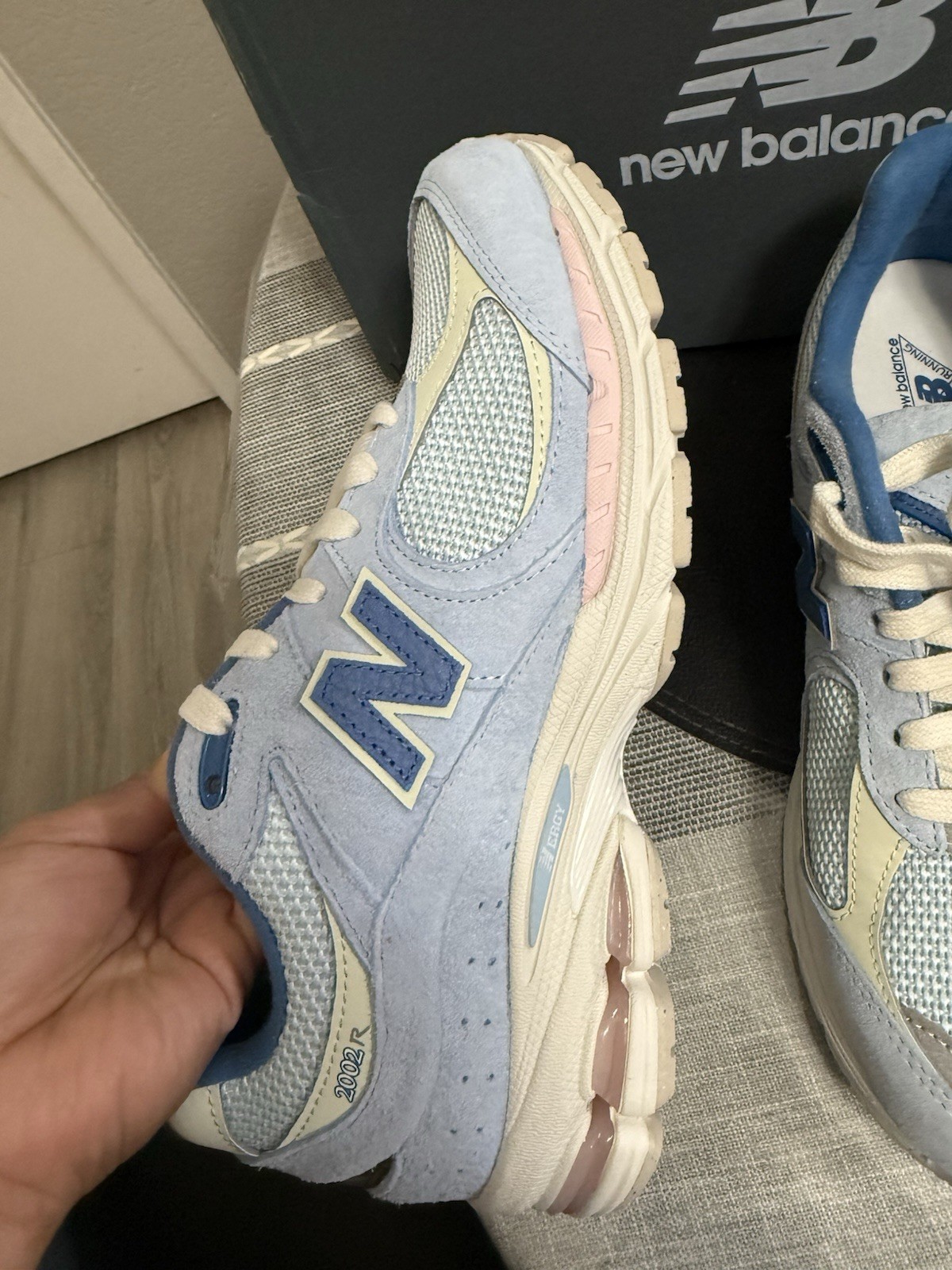 New Balance 2002R Foot Locker Exclusive Pastel Blue Suede Low Top U2002RFA