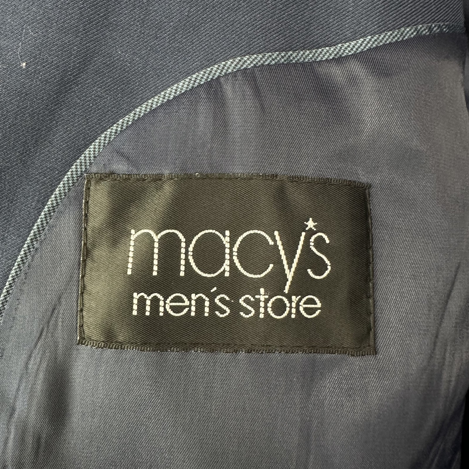 Michael Kors Suit Mens 50R Navy Blue Sport Fabric Pants 38×30 Flat Front Solid
