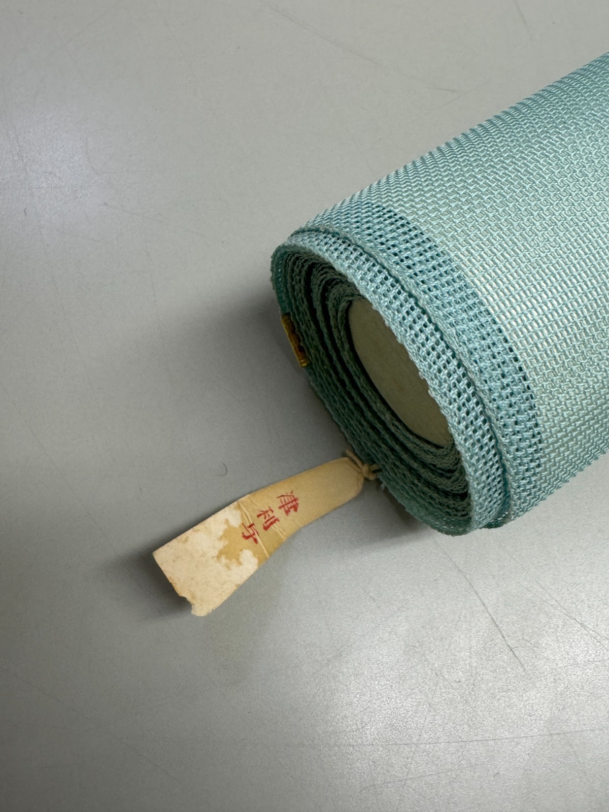 Japanese Vintage Kimono Fabric cloth Boro silk Blue tradition 35.4×13.7 in