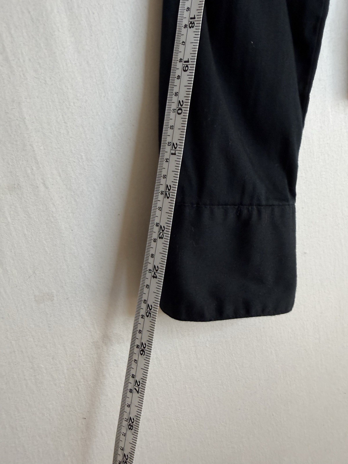VTG Y2K Old Navy Black Long Sleeve Front Tie Top Dark Cottage Core Size XL