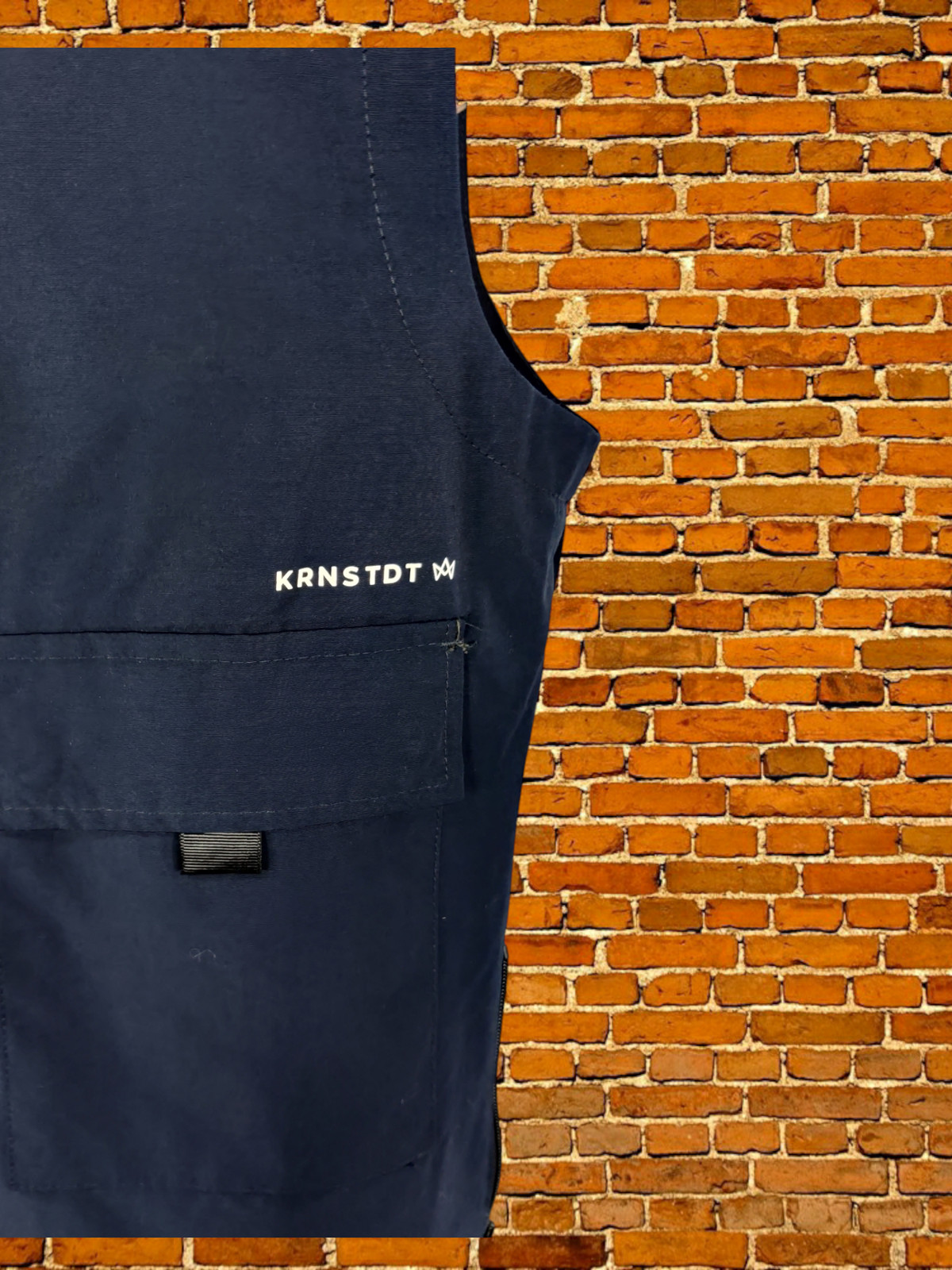 MENS KRONSTADT SIZE UK SMALL NAVY BLUE LIGHT PADDED GILET BODYWARMER JACKET COAT