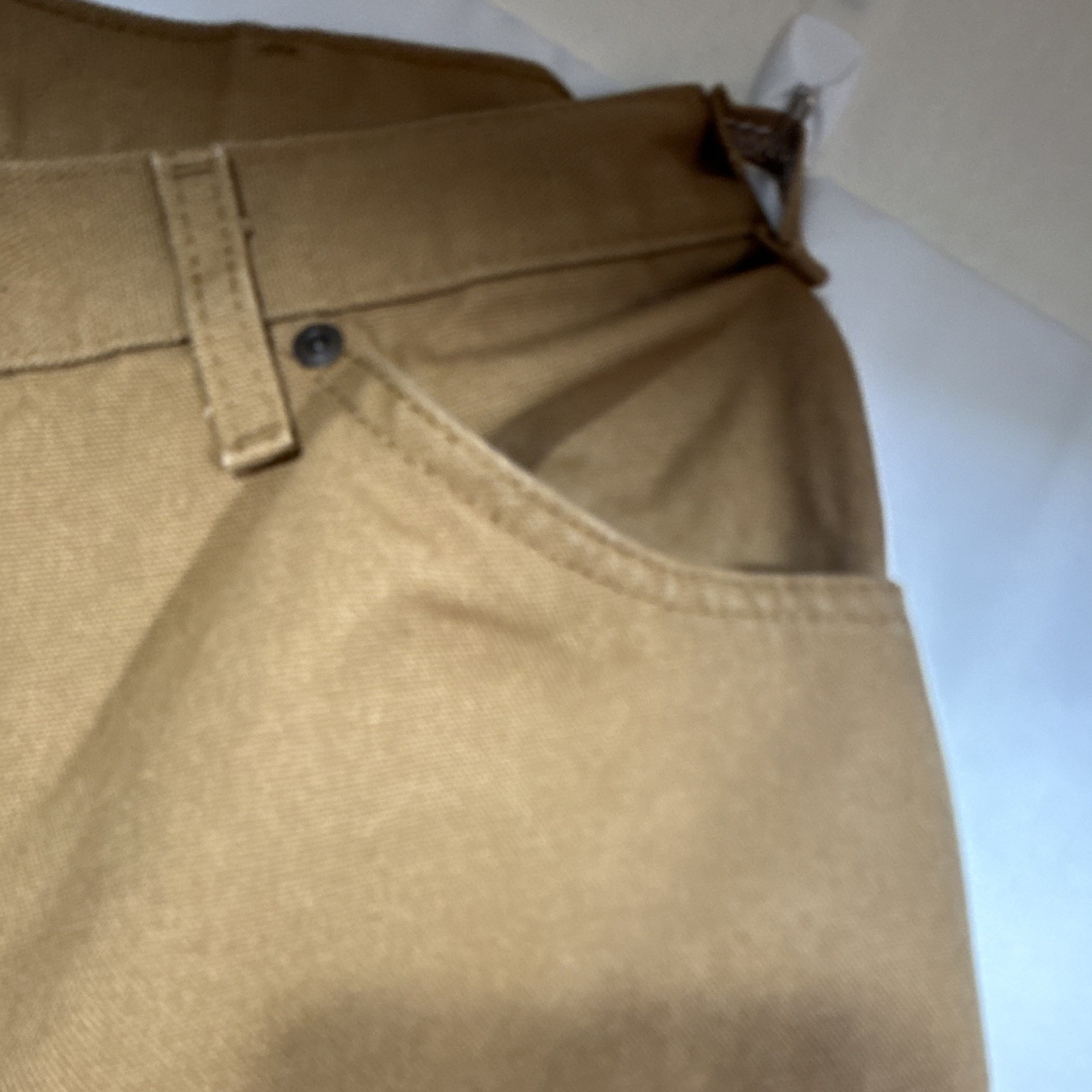 Dickies W541956 Brown Cotton Canvas Work Pants Men’s 34×30 Construction