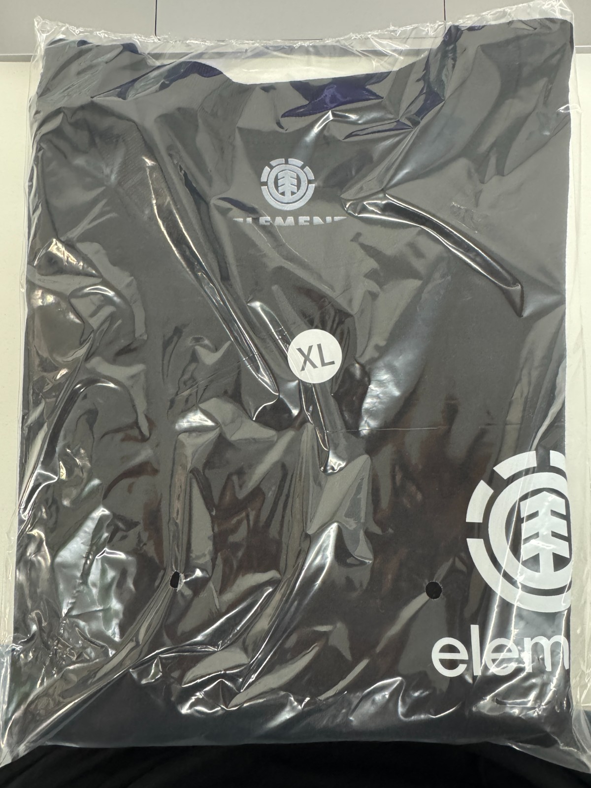 ELEMENT SKATE CO MENS POCKET AND BACK LOGO T SHIRT BLACK