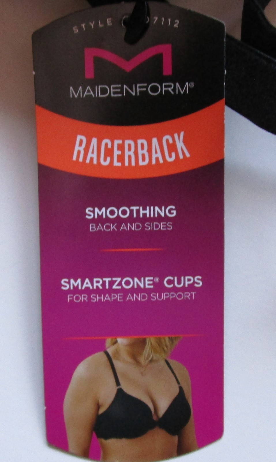 Maidenform Racerback Smoothing Underwire Bra Style 07112 Size 36 D NWT MSRP $44