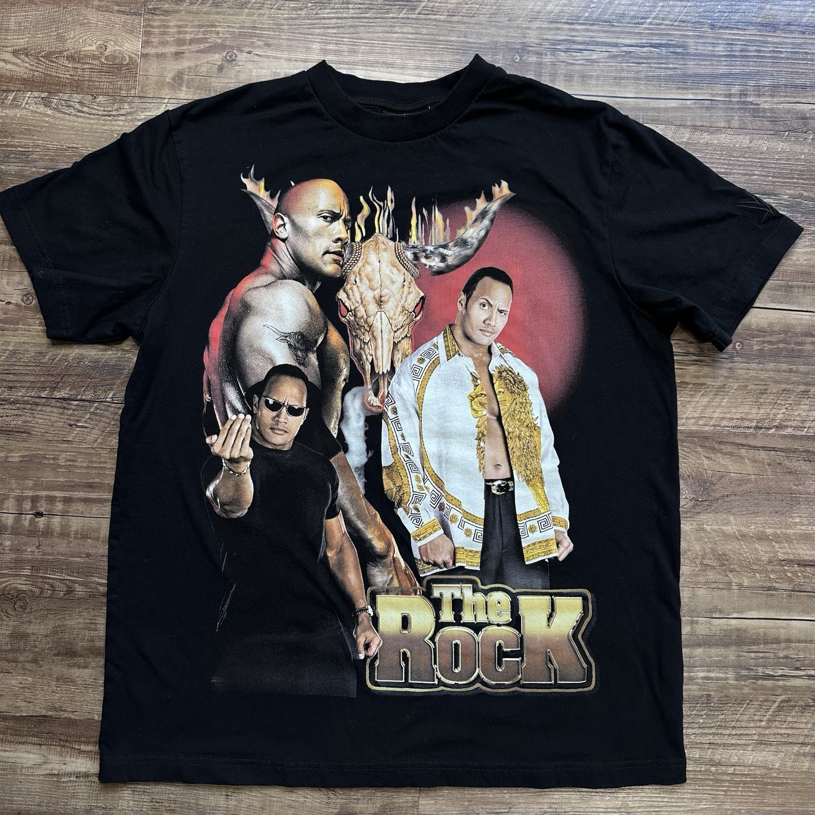 2023 The Rock x Shoes Palace Limited Edition Rap Tee WWE Streetwear Medium