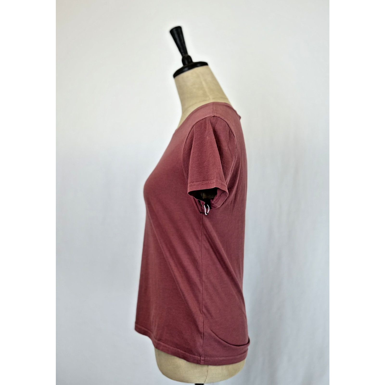 NWT Dear John Terracotta Crewneck Short Sleeve Tee #0393 Size S