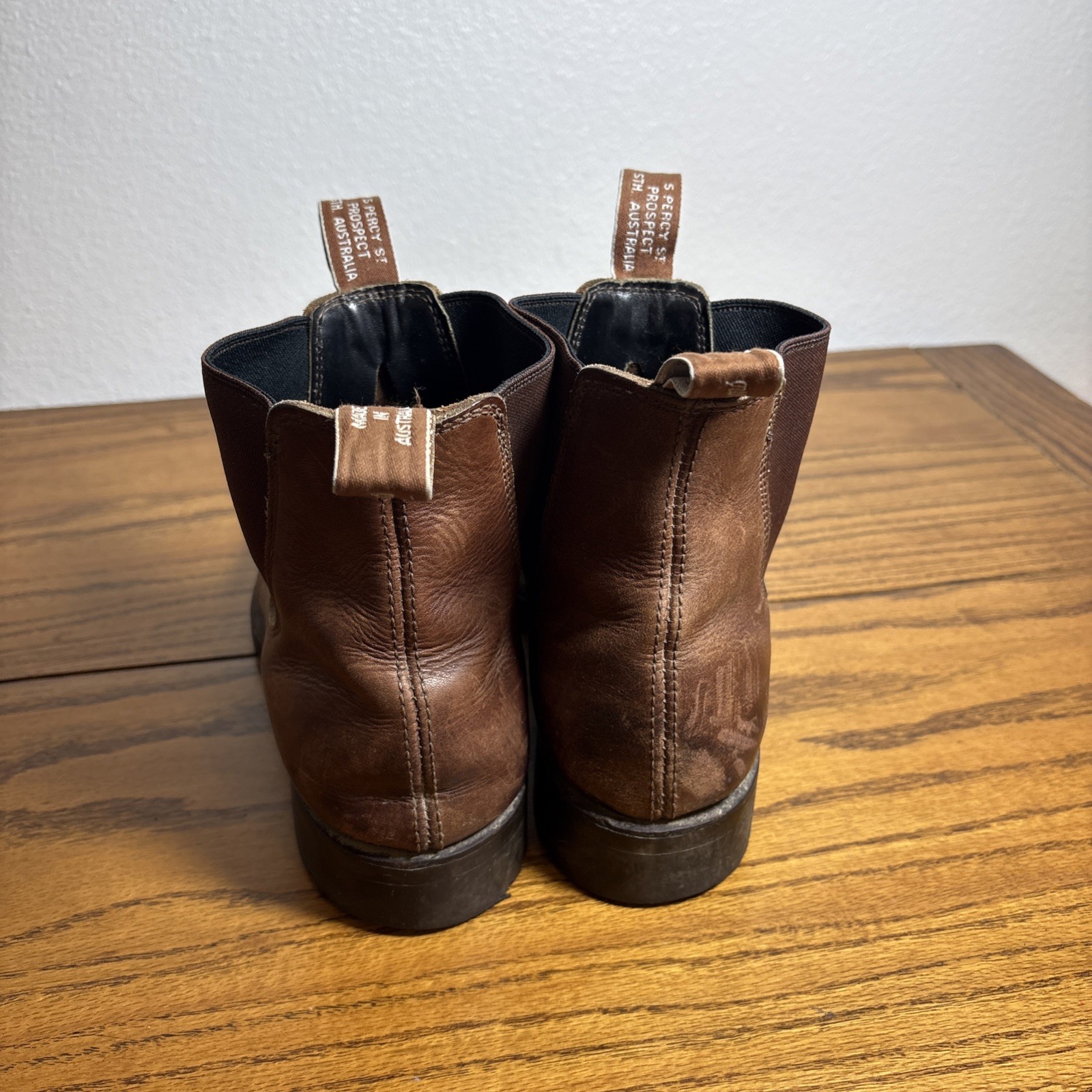 R.M. Williams Chelsea Brown Leather Pull On Boots Men’s Size US 9 / UK 8