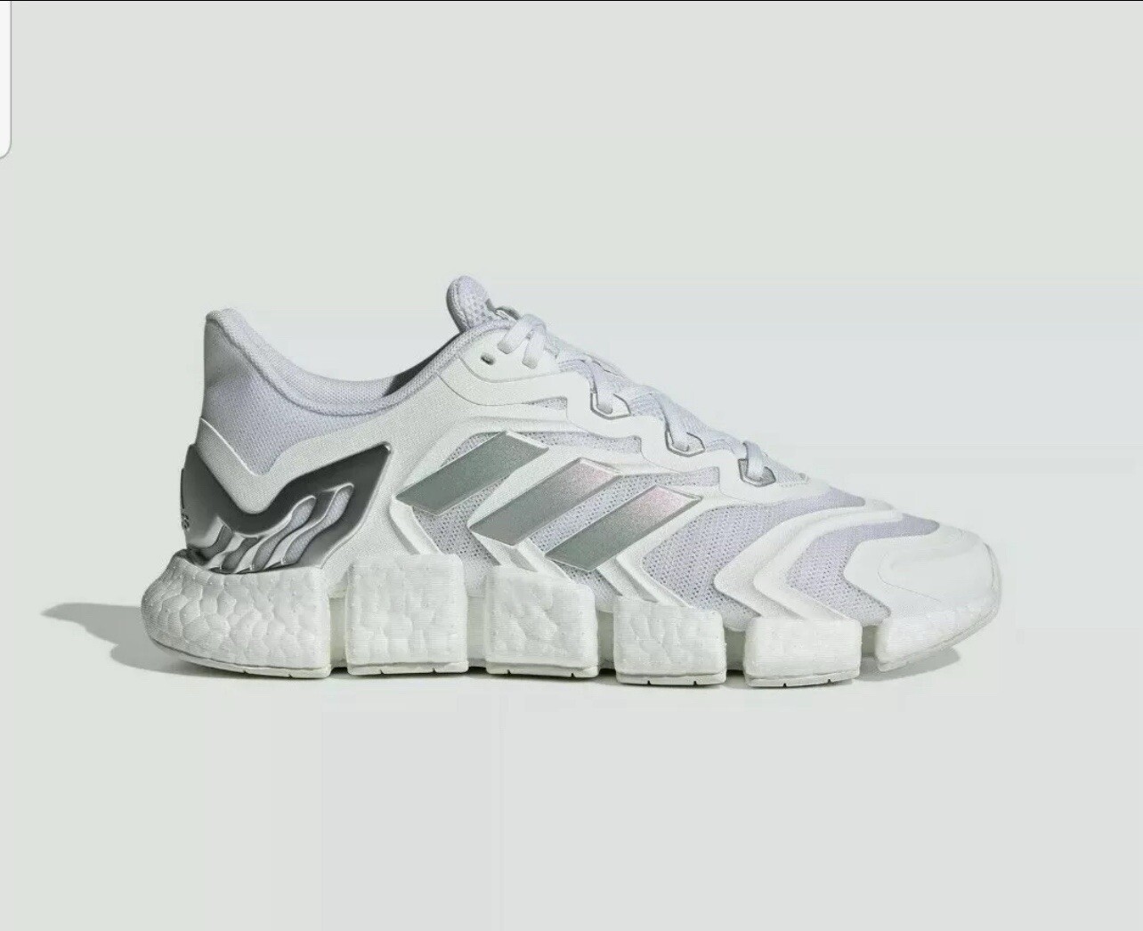 adidas Climacool Vento BOOST White Silver Men Unisex Running Shoe FZ1731 Sz 7