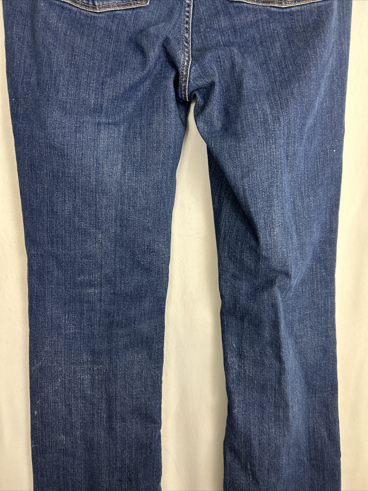 LL Bean Jeans Womens 12reg Classic Fit Stretch Denim Medium High Rise 504930