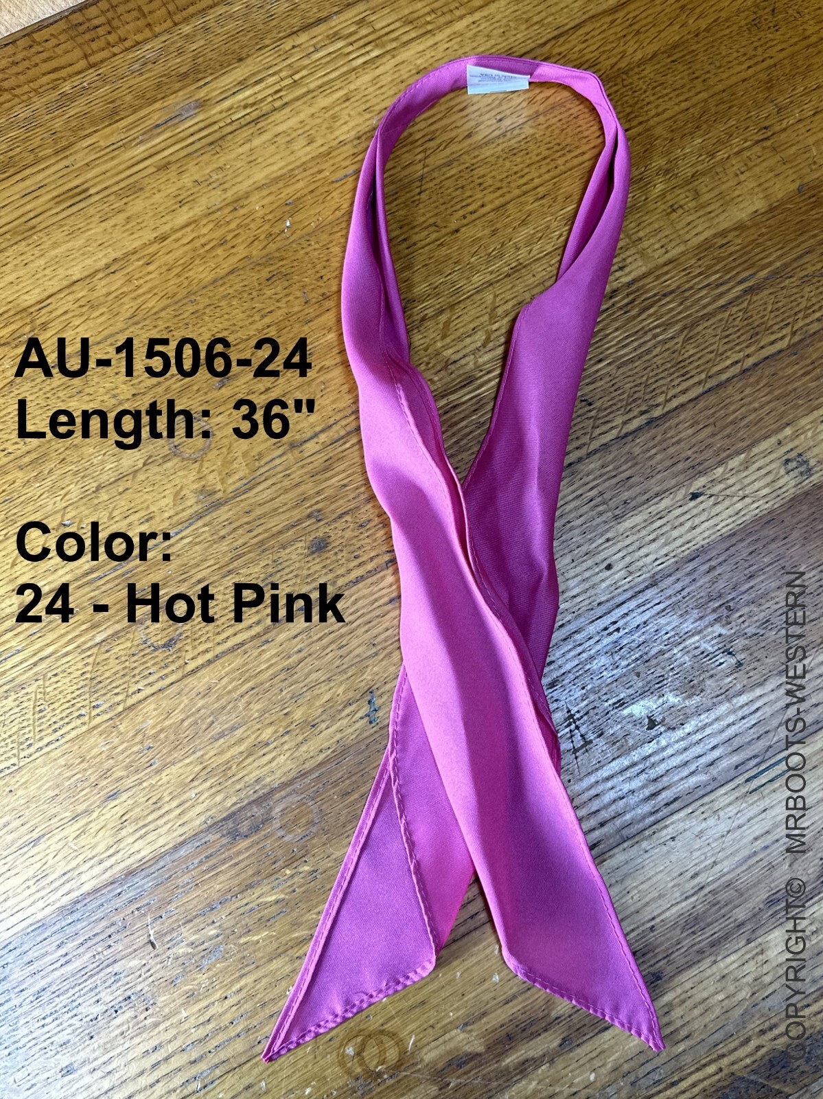 FA-1506 Western Scarf Tie – 36″ – Available in 27 Color Options